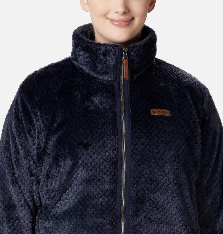 Jachete Din Lână Columbia Fireside II Plush Full Zip Dama Bleumarin | Plus Size BZZMSQ791